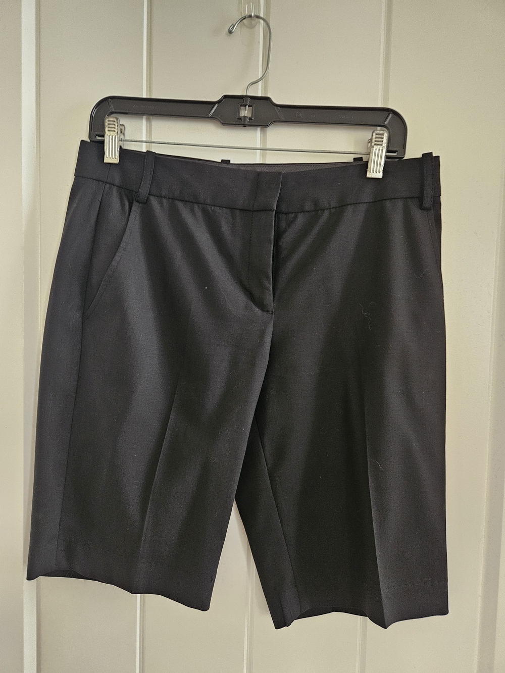 BCBGMaxAzria Black Tailored Bermuda Shorts